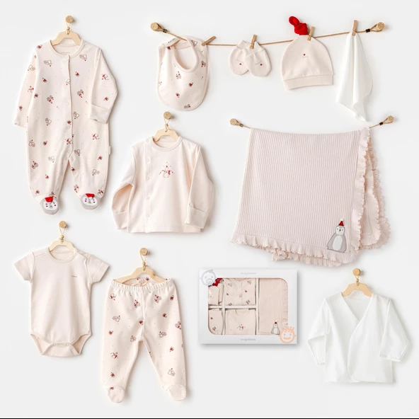 Bebek Hastane Çıkışı 10 Pcs Newborn Set Penguin AC25341