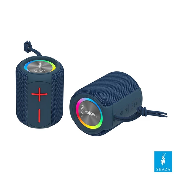 SHAZA Taşınabilir Bluetooth Hoparlör IPX6 Suya Dayanıklı - 6W Ses Çıkışı Mavi - 3