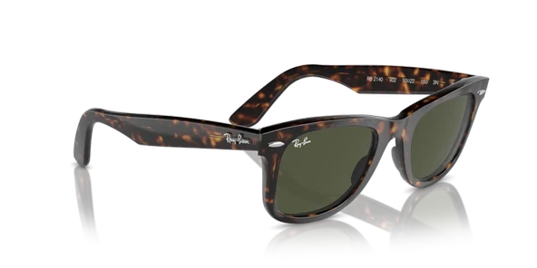 Ray-Ban Wayfarer 2140 902 Dark Tortoise-Green Güneş Gözlüğü - 4