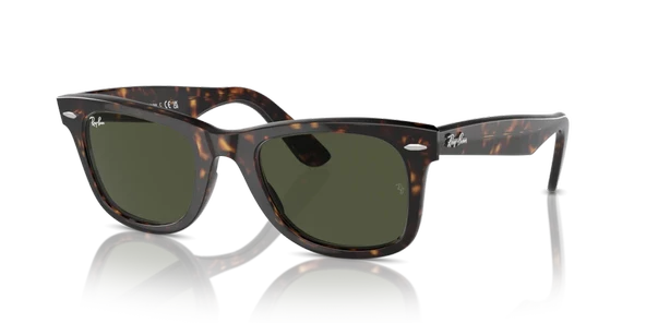 Ray-Ban Wayfarer 2140 902 Dark Tortoise-Green Güneş Gözlüğü - 2