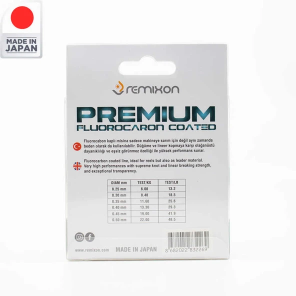 Remixon Premium FC Coated 250m Misina  Standart 0.33mm - 3