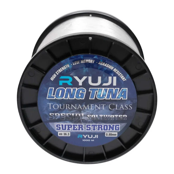 Ryuji Long Tuna 1000m 0.80mm Clear Misina  Standart 1.20mm