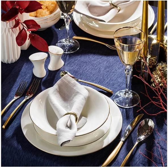 Jumbo Golda 61 Parça 12 Kişilik Yemek Takımı - 3