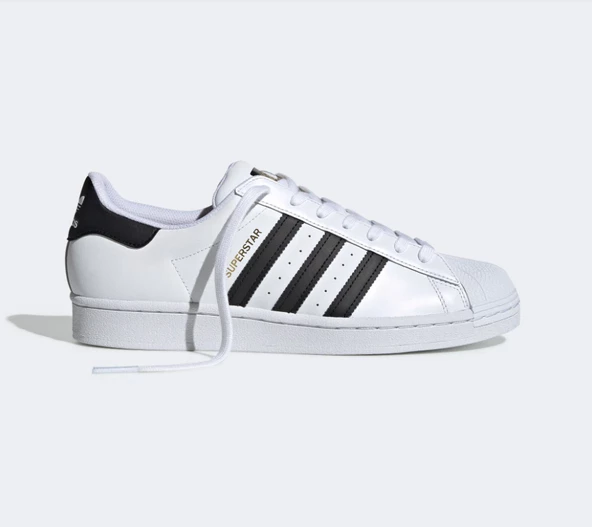 Adidas Süperstar White Black - Resim 6