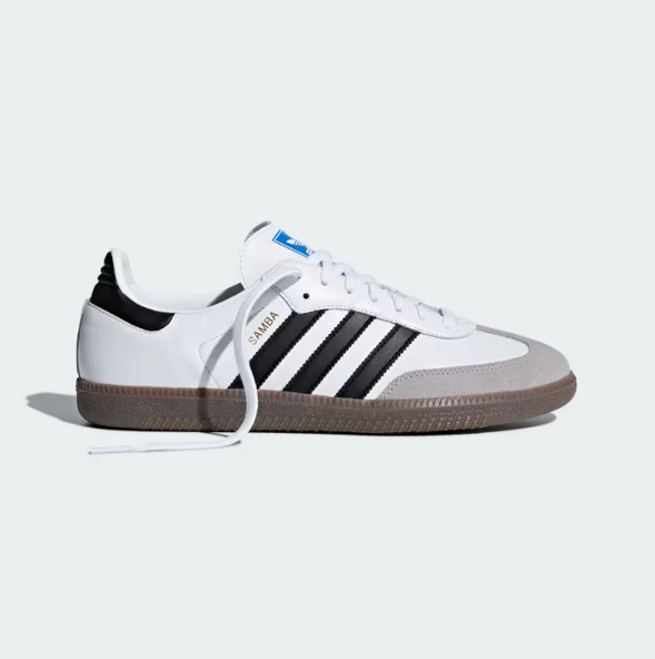 Adidas Samba OG White Black - Resim 4
