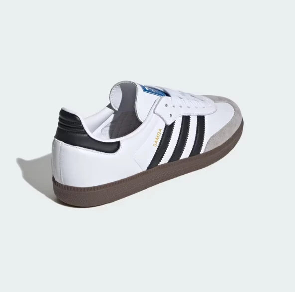 Adidas Samba OG White Black - Resim 5