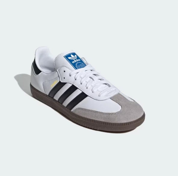 Adidas Samba OG White Black - Resim 3