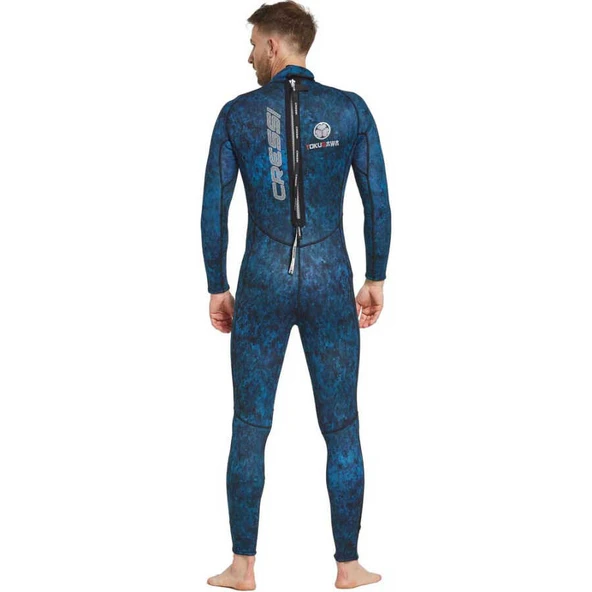 Cressi Tokugawa Man Dalış Elbisesi  BLUE CAMO 3MM - NO:5 / XL - 6