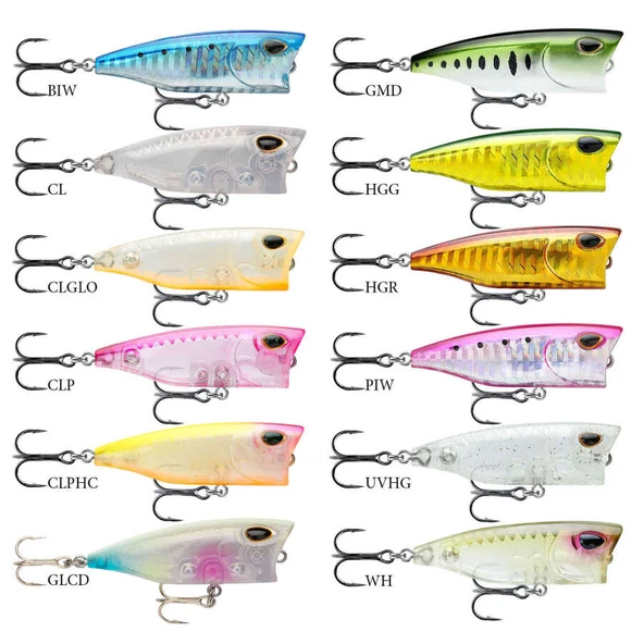 Storm Gomoku Popper Sahte Balığı  4CM WH - Resim 2