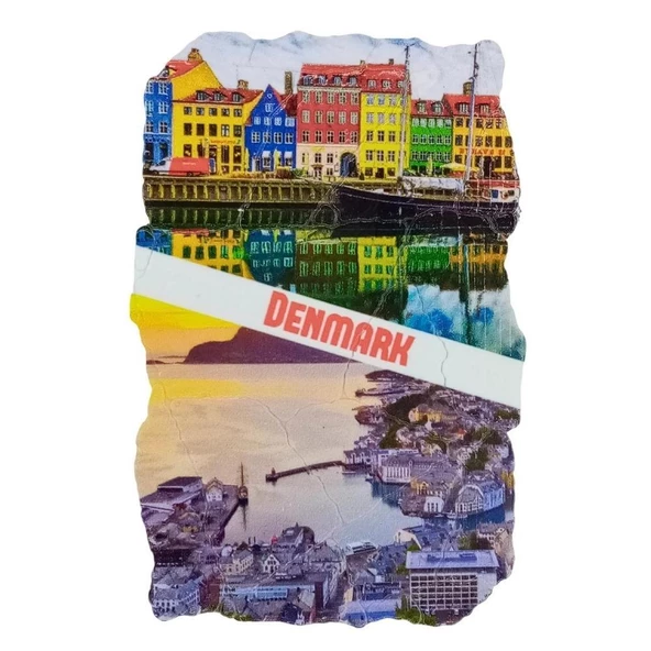 Danimarka Temalı Fresco Magnet ürün görseli