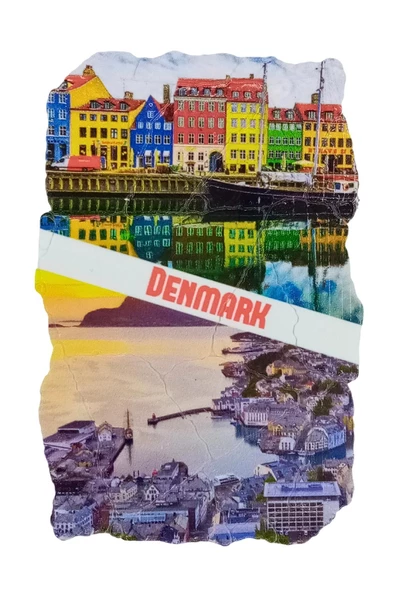 Danimarka Temalı Fresco Magnet - Resim 3