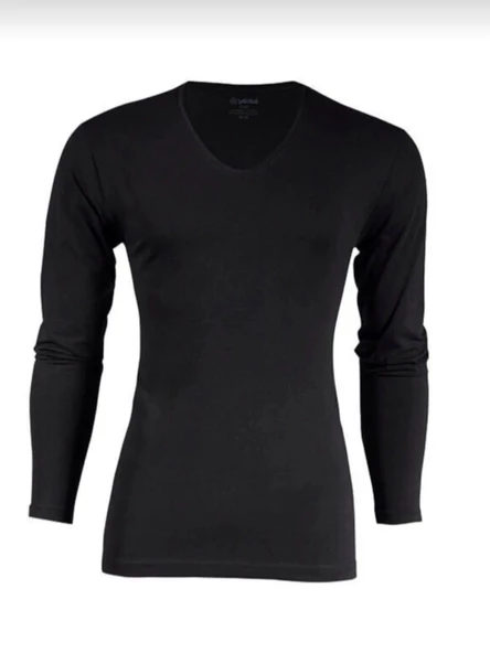 YILDIZ 341 ERKEK MODAL V YAKA UZUN KOL ATLET 12 ADET - Resim 2