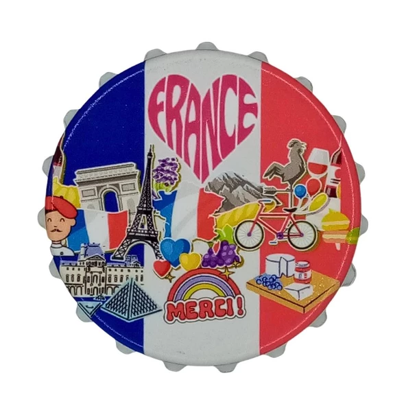 Fransa Temalı Magnet Kapak Açacak ürün görseli 1