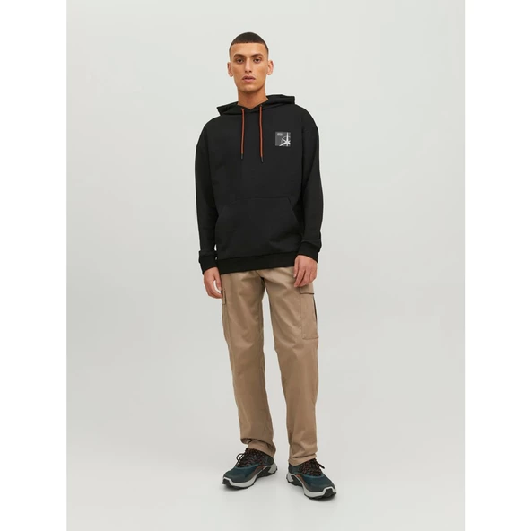 Jack & Jones 12229872 Jcofilo Sweat Hood Sn Erkek Sweatshirt