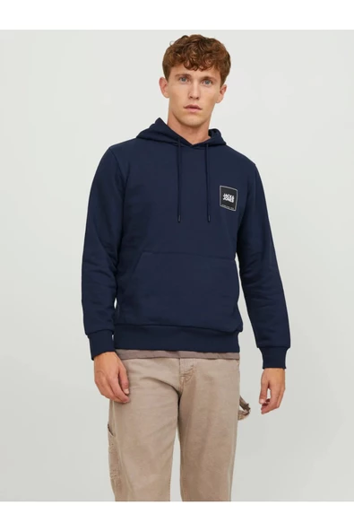 Jack & Jones 12251998 Jjerover Sweat Hood Sn Erkek Sweatshirt