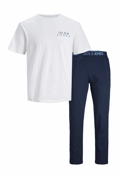 Jack & Jones 12252292 Additionals Jacalex Ss Tee And Pants Set Erkek Pijama Takım