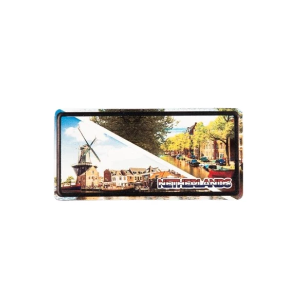 Hollanda Temalı Plaka Magnet ürün görseli