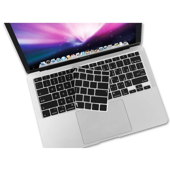 Arapça Klavye Koruyucu Macbook Air M1 13 inç (TouchID'li Air) A2337 A2179 US Enter ile Uyumlu - 4