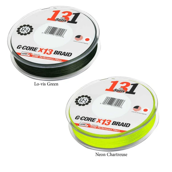 Sufix 131 G-Core X13 İp Misina  LO-VIS GREEN 0.285MM - 300M - 15.88KG - Resim 4