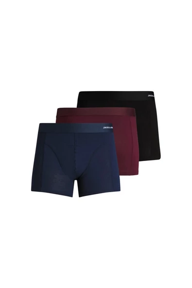 Jack & Jones 12198852 Accessories Jacbasic Bamboo Trunks 3 Pack Noos Erkek Boxer