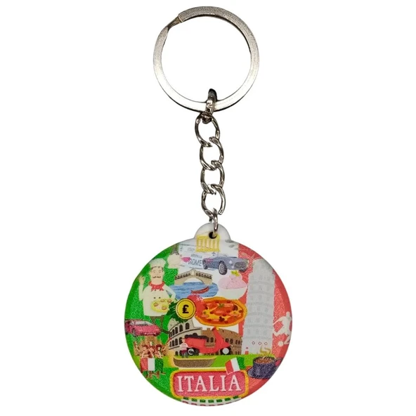 İtalya Temalı Anahtarlık Kapak Açacak ürün görseli