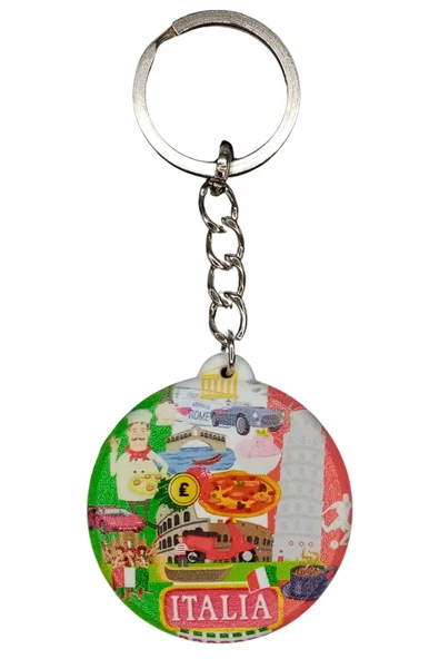 İtalya Temalı Anahtarlık Kapak Açacak - Resim 3