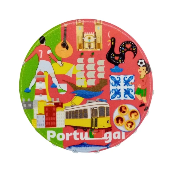 Portekiz Temalı Magnet Kapak Açacak ürün görseli