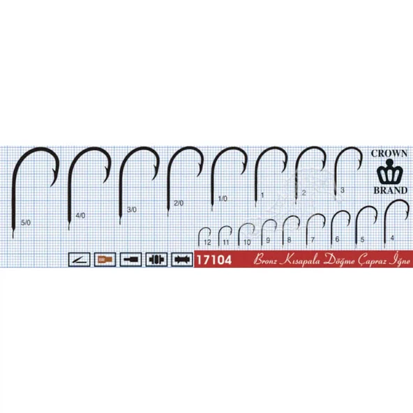 Crown Olta İğnesi 17104 100lü  Standart NO:6 - Resim 2