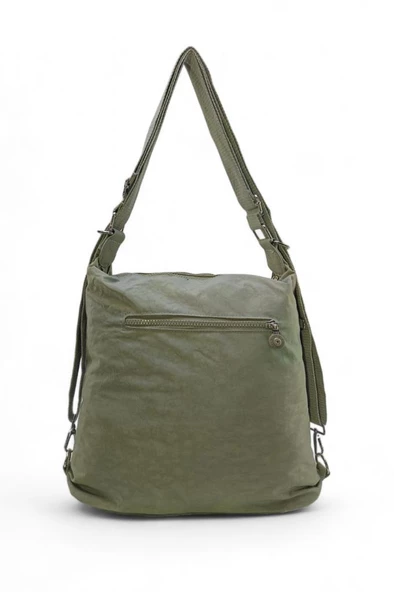 Fonksiyonel Kullanım Kadın Sırt ve Omuz Çantası Çapraz Askılı Bayan Postacı Çanta 30*30 Cm - Resim 5