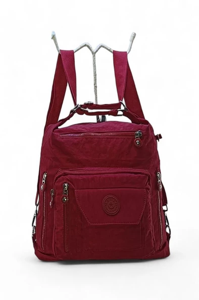 Fonksiyonel Kullanım Kadın Sırt ve Omuz Çantası Çapraz Askılı Bayan Postacı Çanta 30*30 Cm - Resim 6