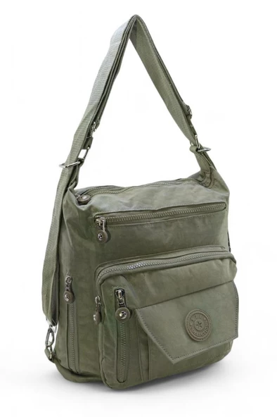 Fonksiyonel Kullanım Kadın Sırt ve Omuz Çantası Çapraz Askılı Bayan Postacı Çanta 30*30 Cm - Resim 3