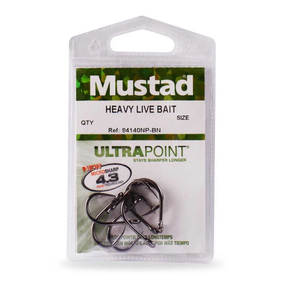 Mustad O’Shaughnessy Beak Olta İğnesi 94140NP-BN  Standart NO:3-0 - 7Lİ - Resim 3