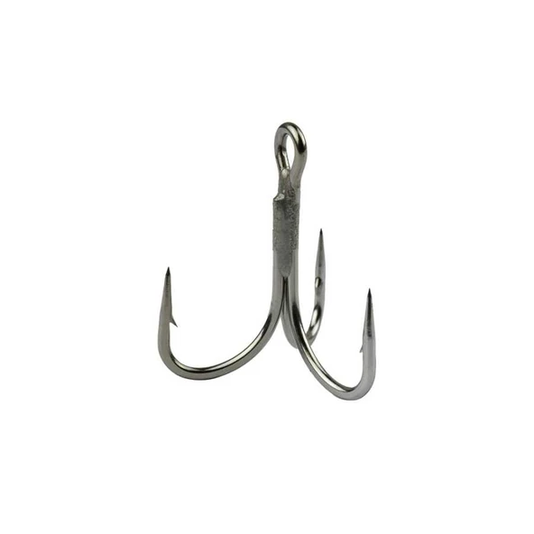 Mustad Jaw Lok 3x Strong Üçlü Olta İğnesi JL73NP  Standart NO:2 - 6LI ürün görseli 1