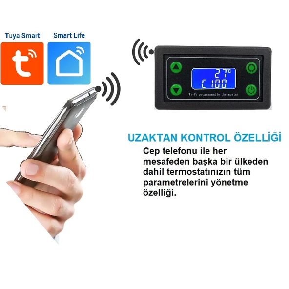 Yate10 Smart Wifi 220V 30A Termostat/ Timer - 2