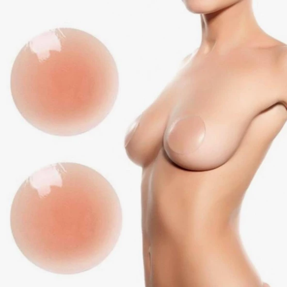 Petinka Nipple Pad Silikon Göğüs Ucu Kapatıcı Gizleyici Bant Aparat - 3