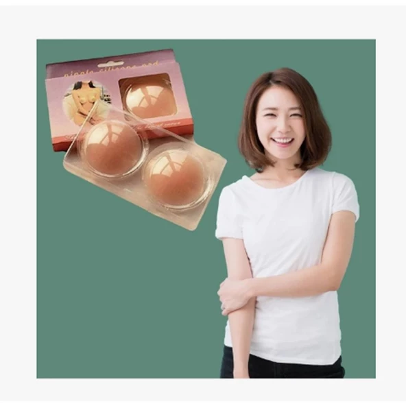 Petinka Nipple Pad Silikon Göğüs Ucu Kapatıcı Gizleyici Bant Aparat - 4