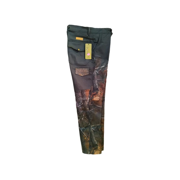 Spayko Siyah Orman Desenli Keklik Avcı Pantolonu ürün görseli 1