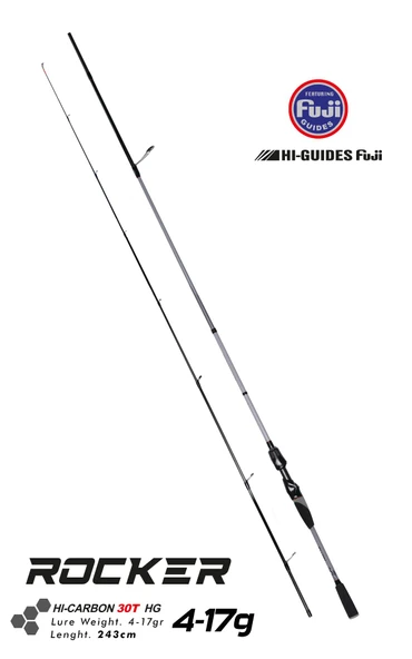 Fujin Rocker 243cm 4-17gr LRF High Carbon 30-T HG Olta Kamışı FRKR-802L - Resim 2