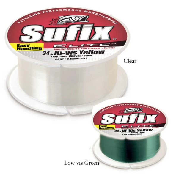Sufix Elite Misina  CLEAR 0.30MM - 300MT - 7.7KG ürün görseli 1