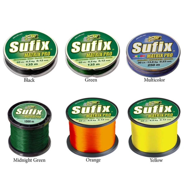 Sufix Matrix Pro İp Misina  MULTICOLOR 0.30MM - 100MT - 27KG - Resim 2