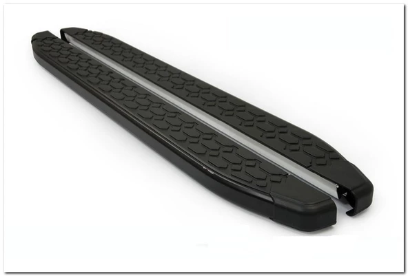 Omsa Line Ford Connect 2014-2021 Blackline Mat Siyah Alüminyum Alınlı Yan Koruma Basamak