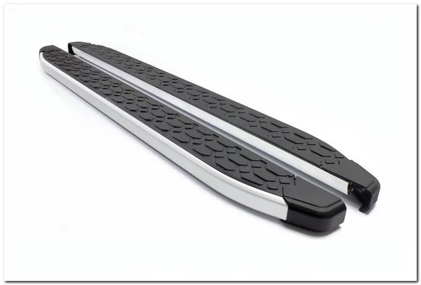 Omsa Line Citroen Berlingo 2008-2018 Blackline Mat Alüminyum Alınlı Yan Basamak