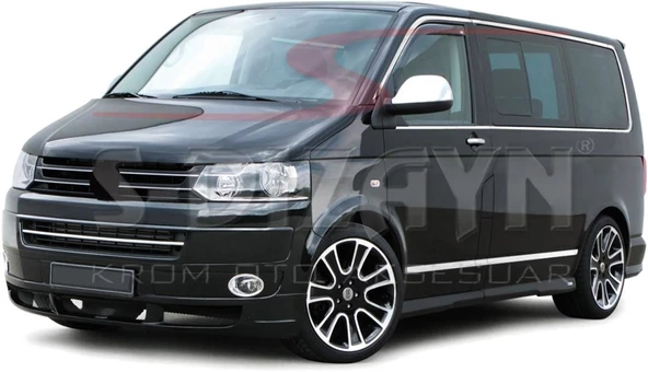 S-Dizayn VW T5 Caravelle Krom Yan Kapı Çıtası 5 Prç 2004-2015 (K.Ş) - 1