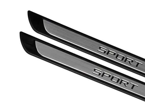 S-Dizayn Opel Astra G Krom Kapı Eşik Koruması Sport Line 2000-2004 2 Parça - 4