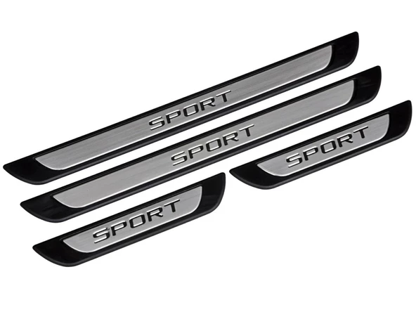 S-Dizayn Seat Leon Mk3 Krom Kapı Eşik Koruması Sport Line 2013-2017 4 Parça - 3