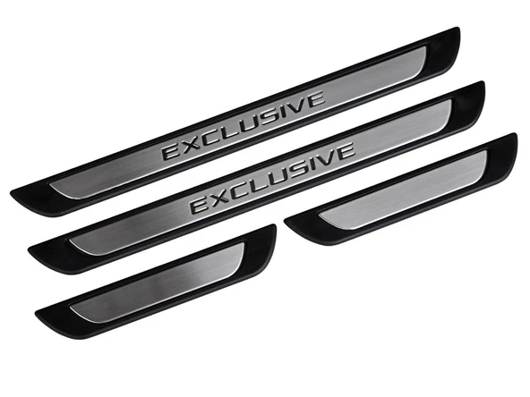 S-Dizayn Hyundai Accent Era Krom Kapı Eşik Koruması Exclusive Line 2006-2010 4 Parça - 3