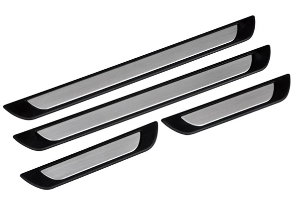 S-Dizayn Chevrolet Aveo SD Krom Kapı Eşik Koruması Krom Line 2003-2010 4 Parça - 3