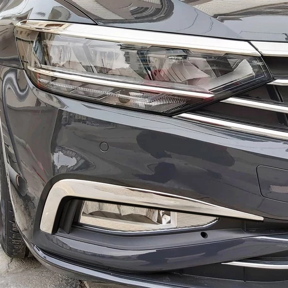 S-Dizayn VW Passat B8.5 Krom Sis Farı Çerçevesi 2 Parça 2019-2023