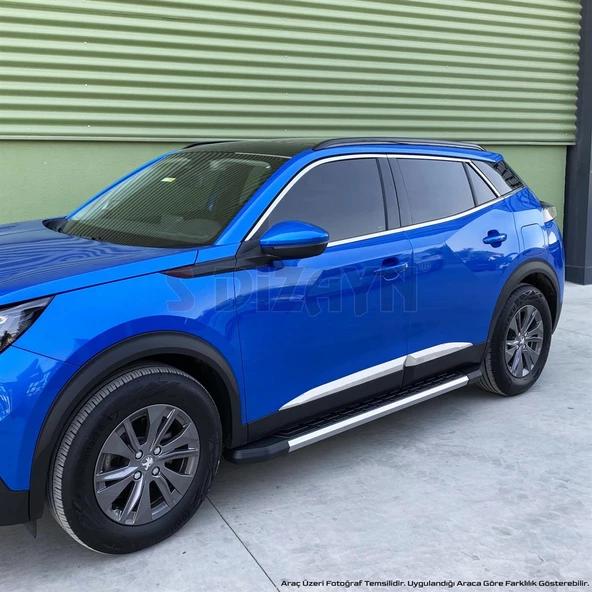 S-Dizayn Peugeot 2008 2 NewLine Krom Yan Basamak 183 Cm 2020 Üzeri A+ Kalite - 8