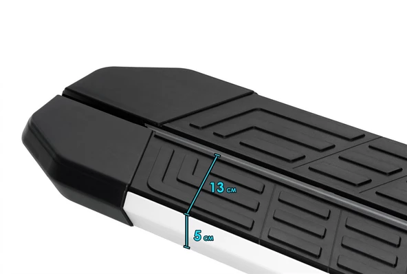 S-Dizayn Isuzu D-Max 2 NewLine Aluminyum Yan Basamak 203 Cm 2012-2019 A+ Kalite - 9
